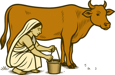 দুধ দোওয়া